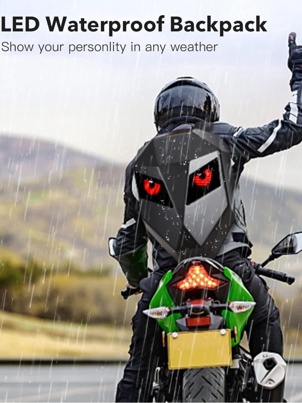 LED Backpack With DIY Programmable Full Color Screen - Picture 9 of 10